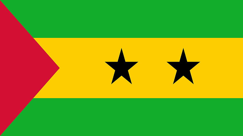 Sao Tome And Principe Flag U HD wallpaper