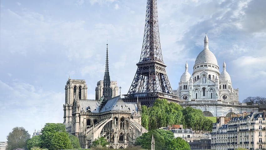 Paris, France, monuments, travel, tourism, Architecture, medieval monuments HD wallpaper