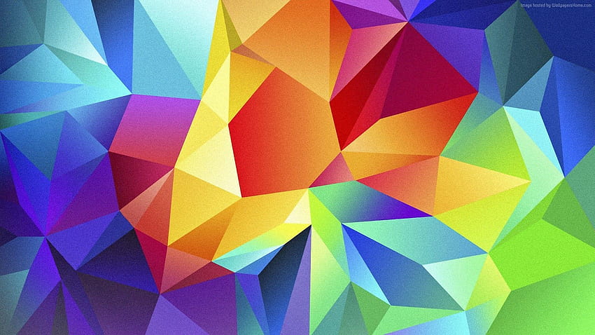 polygon , OS: polygon, android, triangle HD wallpaper