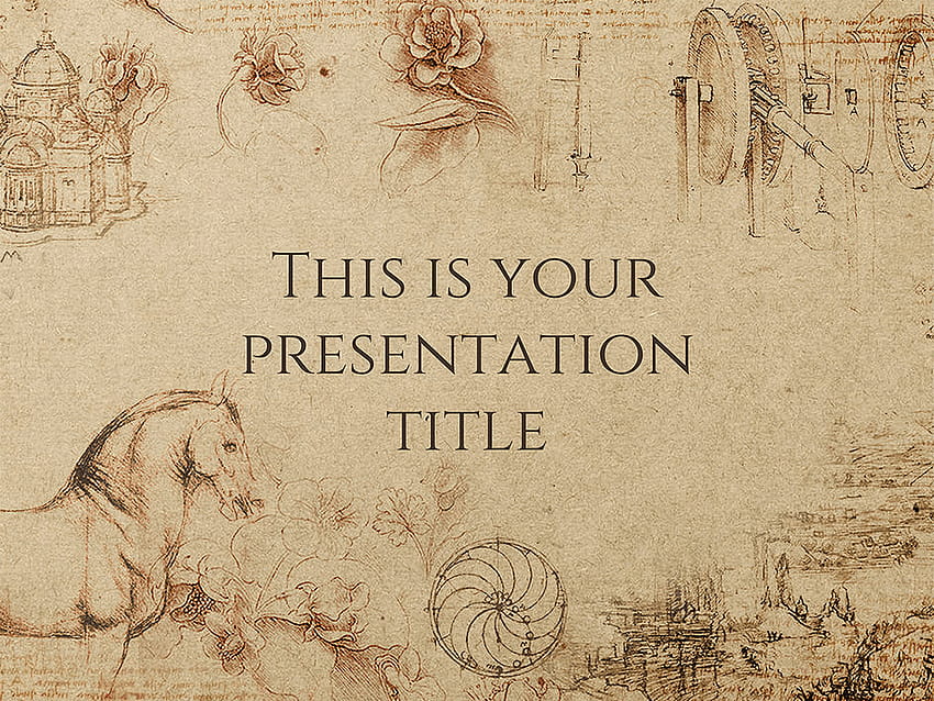 Powerpoint template or Google Slides theme with historical style, historical backgrounds HD wallpaper