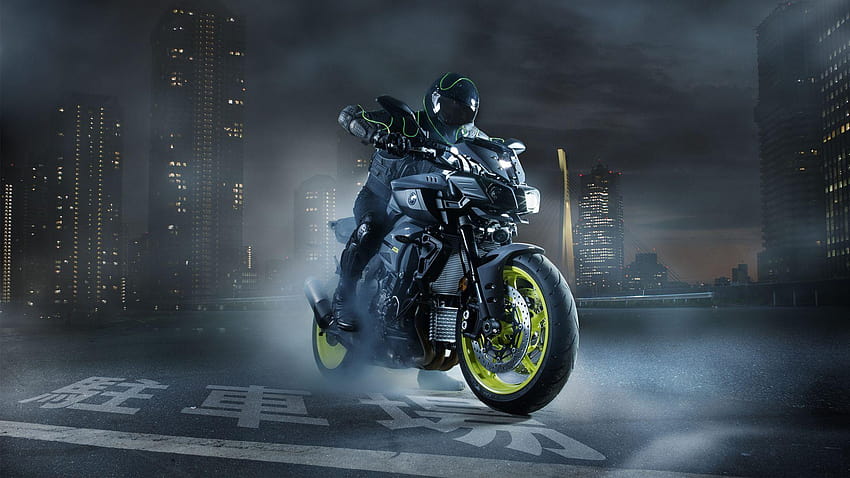 Las 25 mejores motos deportivas y supermotos de Yamaha, ciclista fondo de pantalla