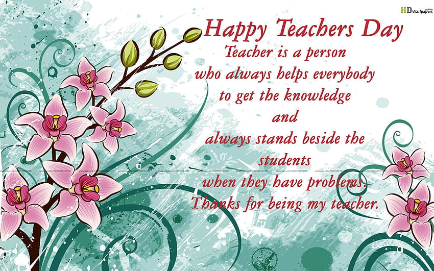 Unique Teachers Day Card Ideas for Presenting Greetings to Your HD ...