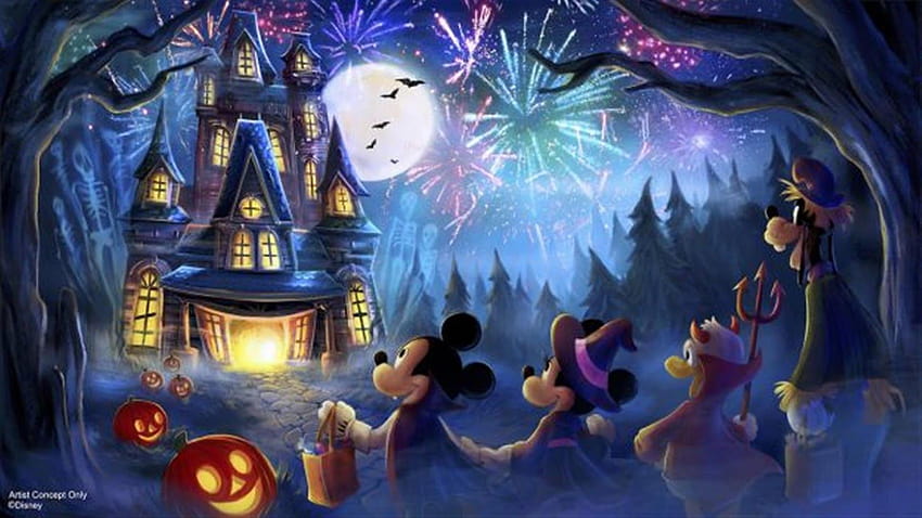 Disney's Not So Spooky Spectacular Debuts at Mickey's Not, not so scary halloween Fond d'écran HD