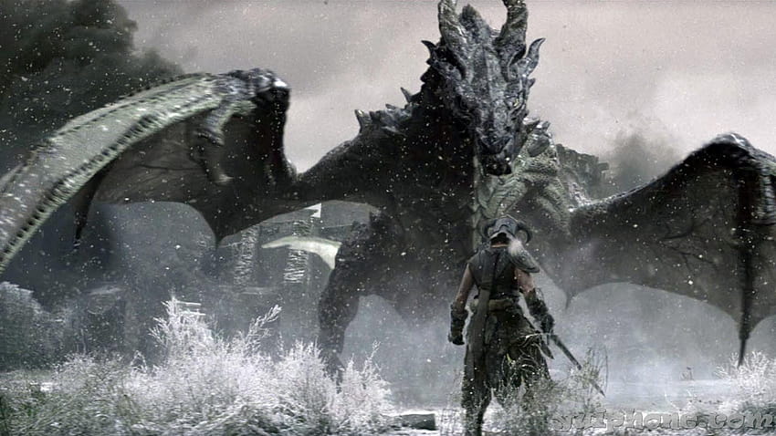Sony Announces The Elder Scrolls V: Skyrim VR Bundle, dragonborn skyrim HD wallpaper