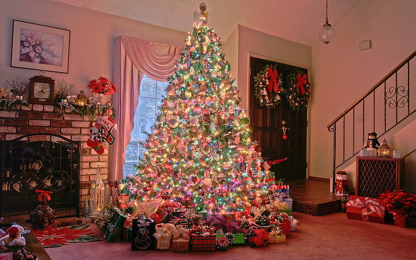 2560x1600 px クリスマスツリー 高品質、高精細、クリスマス 2560x1600 高画質の壁紙