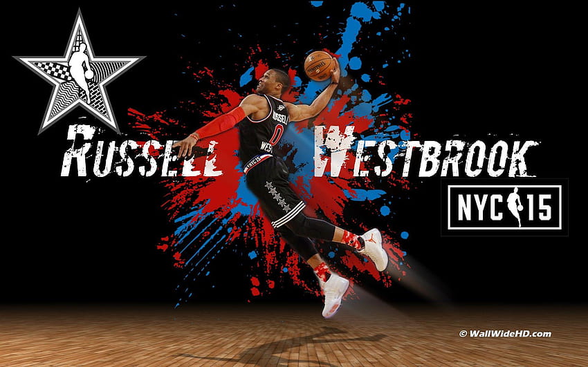 Russell Westbrook 2015 NBA All, all star HD wallpaper