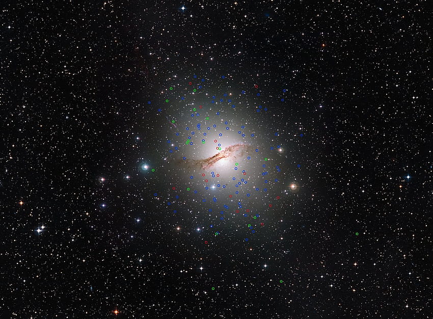 Die riesige elliptische Galaxie Centaurus A HD-Hintergrundbild