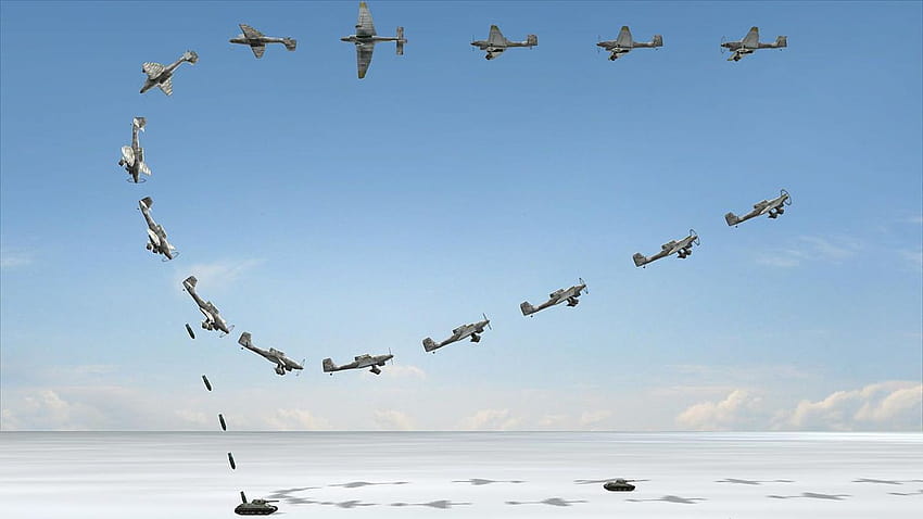 2차 세계 대전 동안 Stuka 급강하 폭격기는 얼마나 정확했습니까? 그들의 평소 목표는 무엇이었습니까? 폭탄이 하나만 있다면 독일 지상군을 지원하는 데 얼마나 효과적이었습니까? HD 월페이퍼