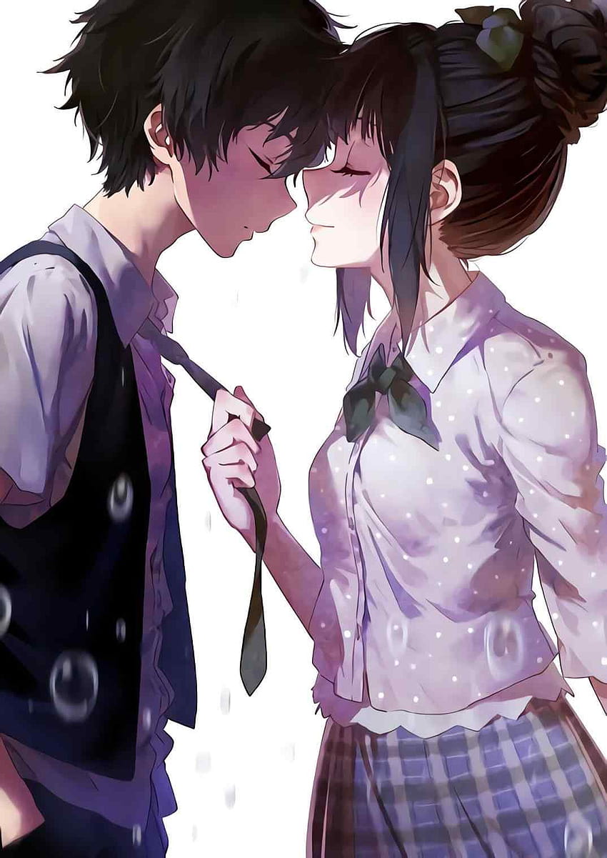 Schöner romantischer Anime, Anime-Paarromantik HD-Handy-Hintergrundbild