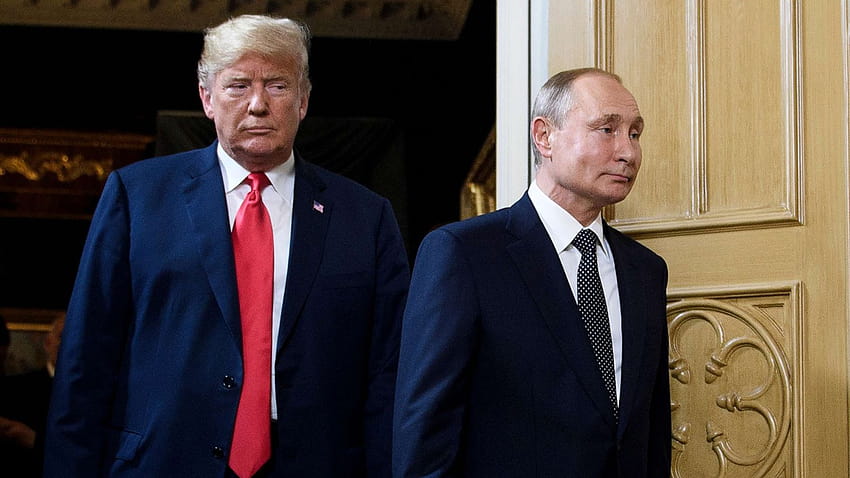 Sigue siendo un secreto de la cumbre: ¿Qué pasó en Helsinki entre Putin y Trump?, Putin y Donald Trump fondo de pantalla