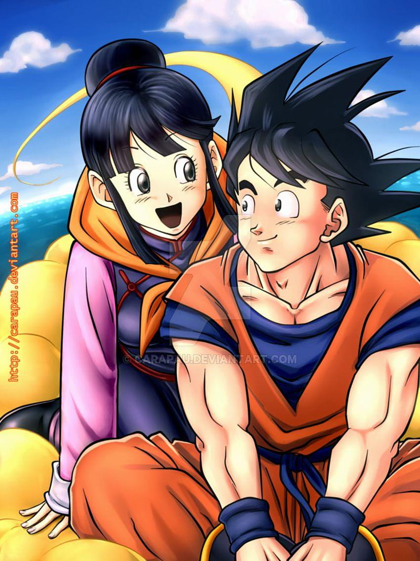 Goku und Chichi, gepostet von Michelle Johnson, chi chi dbz HD-Handy-Hintergrundbild