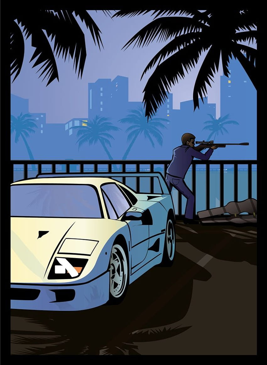 GTA Liberty City Stories Artwork, gta lcs HD phone wallpaper