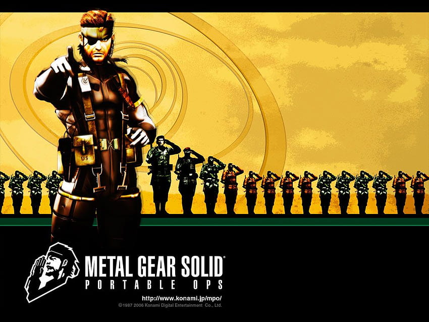 Portable Ops: Metal Gear Solid의 Missing Link, mgs 피스 워커 미니멀리스트 HD 월페이퍼