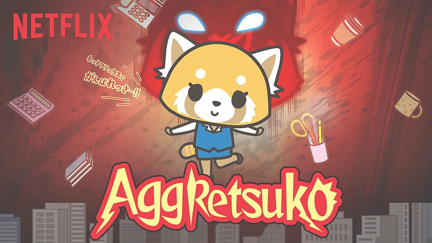 The Best Aggretsuko for Your Browser! – Mega Themes, red panda aggretsuko HD wallpaper