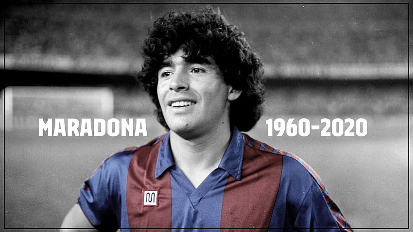 Football Fans pay Tribute to Argentine Legend Diego Maradona following His Sad Passing, rip diego maradona HD wallpaper