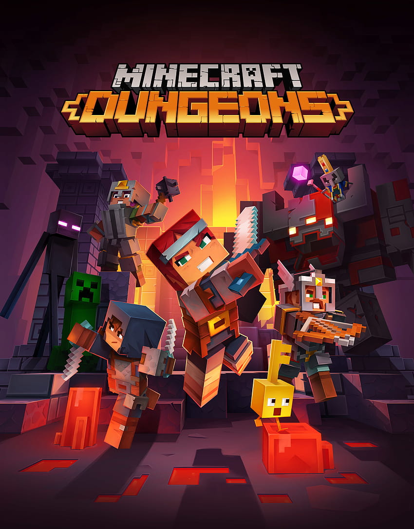 Minecraft Dungeons , 게임 HD 전화 배경 화면