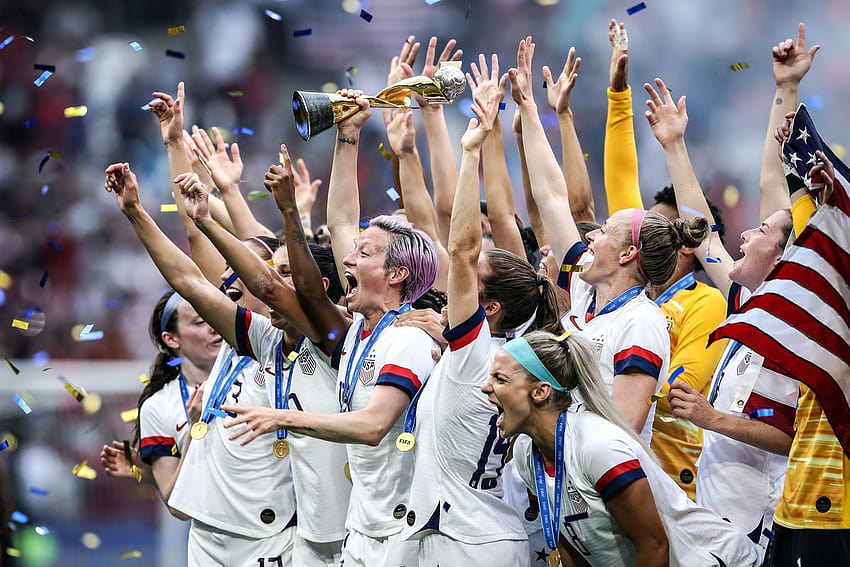 Женски футболен отбор на САЩ: какво предстои в борбата им за равно заплащане, женски футбол uswnt HD тапет