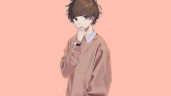 qwertyuiopsdev anime Brown haired man and black ha by bonygo on DeviantArt