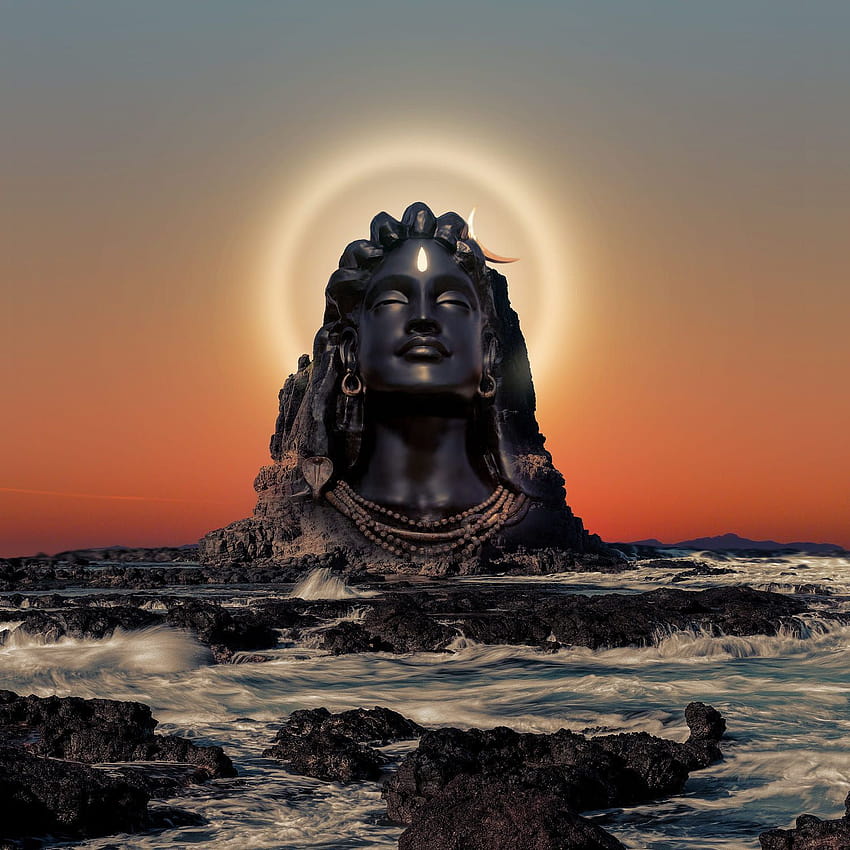 Rudra shiva, Lord shiva Malerei, Lord ...pinterest.de, adiyogi shiva HD-Handy-Hintergrundbild