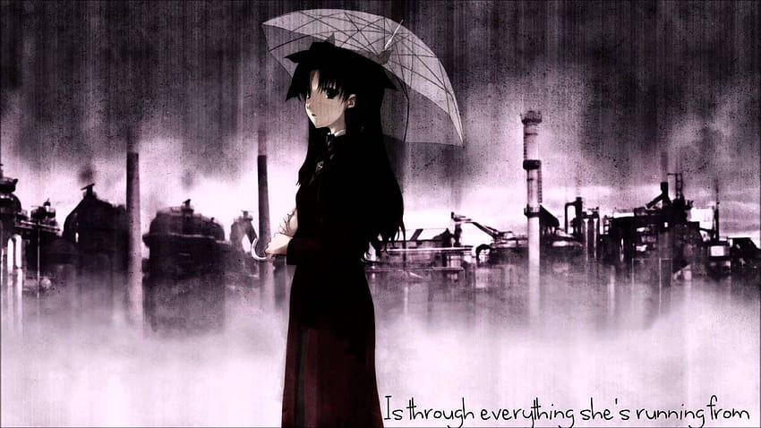 This is the Nightcore version of Stand In The Rain., gothic rain anime HD wallpaper