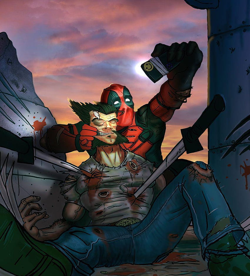 Deadpool VS Wolverine WIP 2 by JonathanGragg, wolverine vs deadpool HD phone wallpaper
