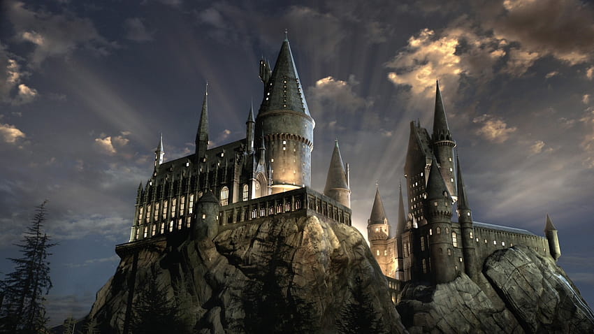 Apresentação de slides: O Mundo Mágico de Harry Potter, poudlard papel de parede HD