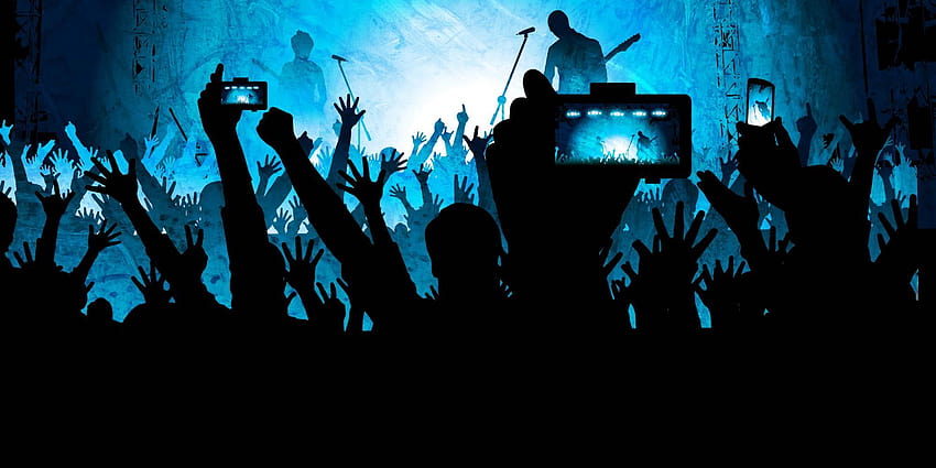 Amazing Q Live Karaoke Backgrounds, it crowd HD wallpaper