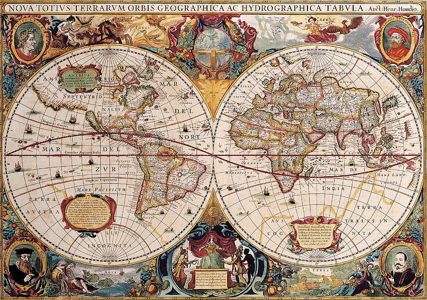 Old world map cartography geography d 3700x2600, antique world HD wallpaper