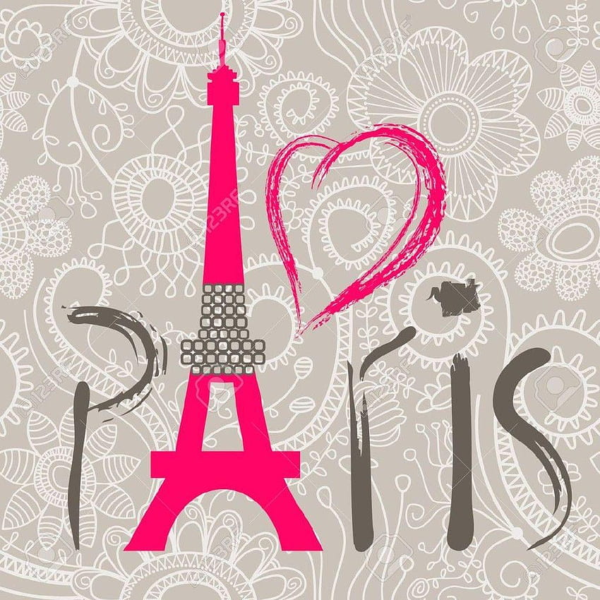 40 units of Paris Cute, paris pink love HD phone wallpaper