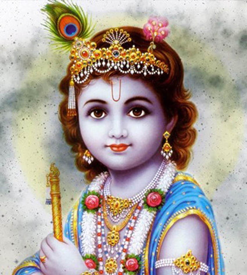 Lord Krishna para Android, niño krishna fondo de pantalla del teléfono