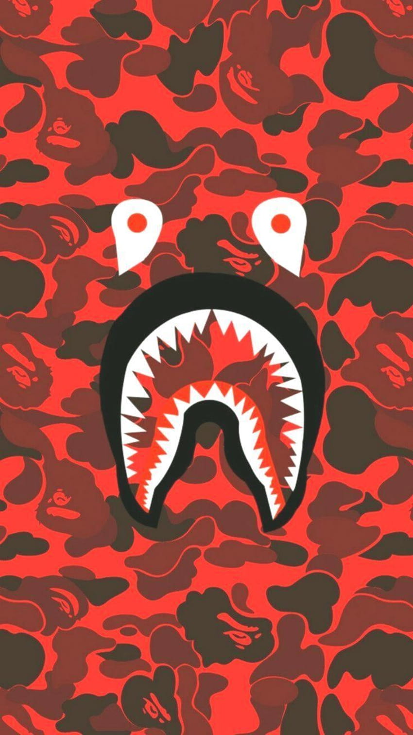 12 ideas de bape, bape rojo fondo de pantalla del teléfono | Pxfuel