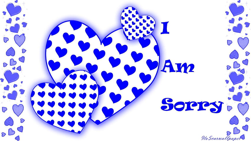 I Am Sorry My Love and Quotes HD wallpaper
