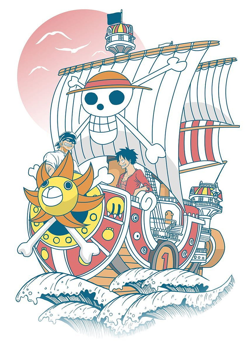 Thousand Sunny One Piece' Poster by Rahul Sajwan, one piece sunny HD phone  wallpaper