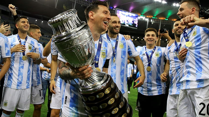 Resultado Brasil x Argentina: Lionel Messi conquista primeiro título com a Argentina, encerrando a 28ª Copa Messi papel de parede HD