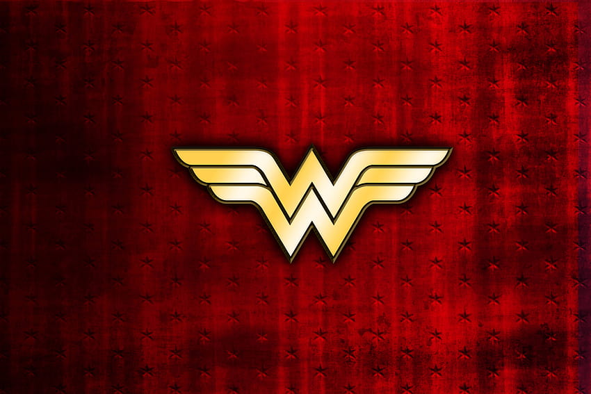 Cartoon Excellence – Wonder Woman, лого на Wonder Woman HD тапет