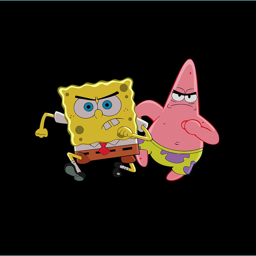 Patrick Star And Spongebob, Cartoons, 10k , patrick baddie HD phone wallpaper