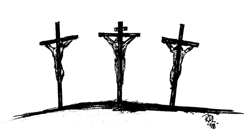 Harry Potter : The Three Crosses, the three crosses of calvary HD wallpaper