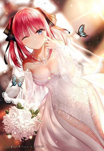 Anime girl wedding dress HD wallpapers  Pxfuel