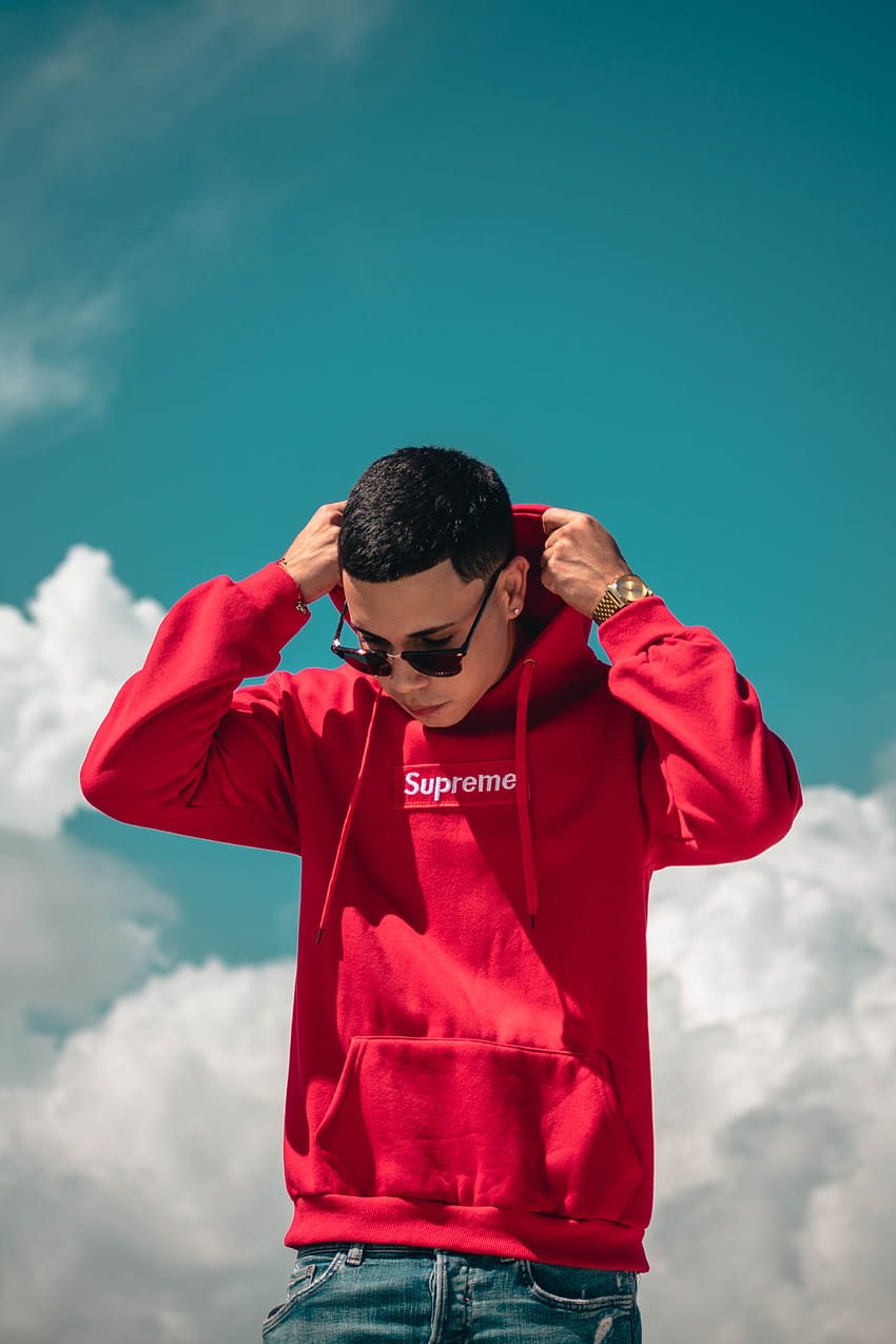 Anime supreme clearance hoodie