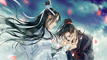 Download wallpaper long hair, two guys, sideways, Chinese clothing, Mo Dao  Zu Shi, Master evil cult, Wei From Xian, LAN Wen JI, section shonen in  resolution 1920x1080