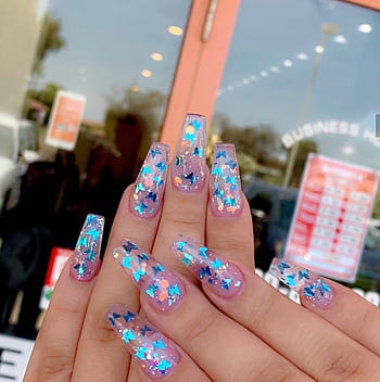 Silly Rainbow Swirls Acrylic Press on nails – FASHION COUTURE