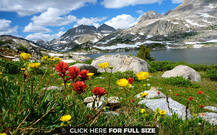Spring is There so Go Outside Like This Mountains Lake HD wallpaper