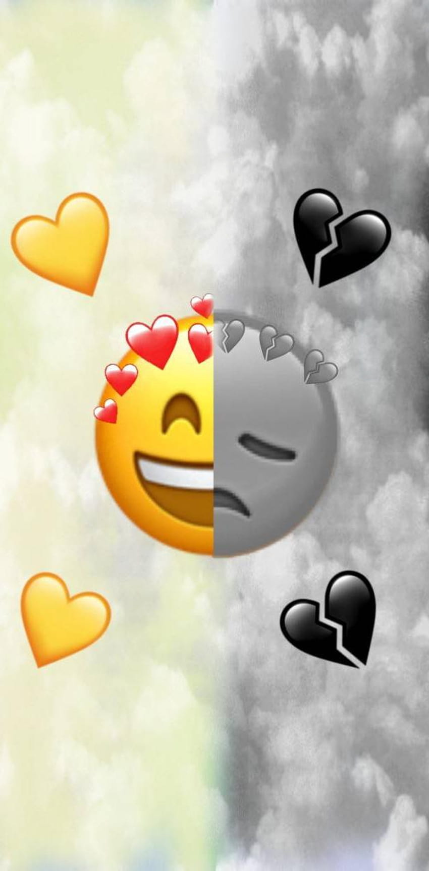 Emoji sedih oleh FadedLilly06, emoji sedih iphone wallpaper ponsel HD