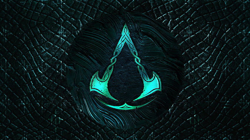 Assassin's Creed Valhalla Logo SyanArt İstasyonu, Assassins Creed valhalla HD duvar kağıdı