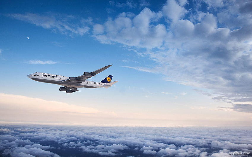 Lufthansa Boeing 747 HD wallpaper