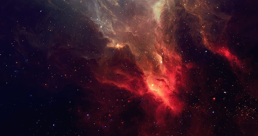 Outer Space Red, outer space ultra HD wallpaper