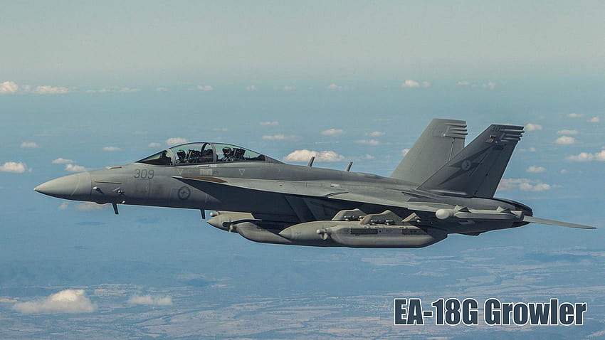 Fighter Jet with Boeing EA, raaf HD wallpaper