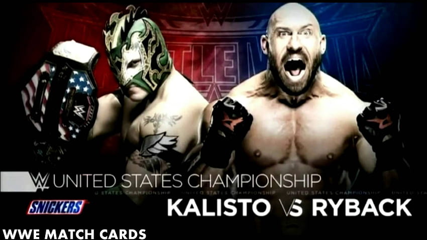 WWE Wrestlemania 32: Kalisto vs Ryback, ryback 2017 Tapeta HD