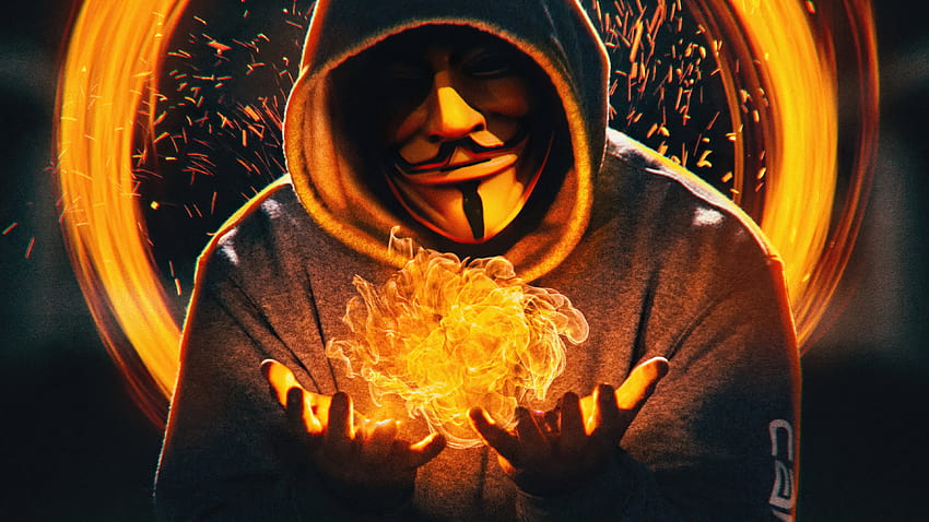 Flamme in der Hand Trick Anonymous, Künstler, Hintergründe und HD-Hintergrundbild