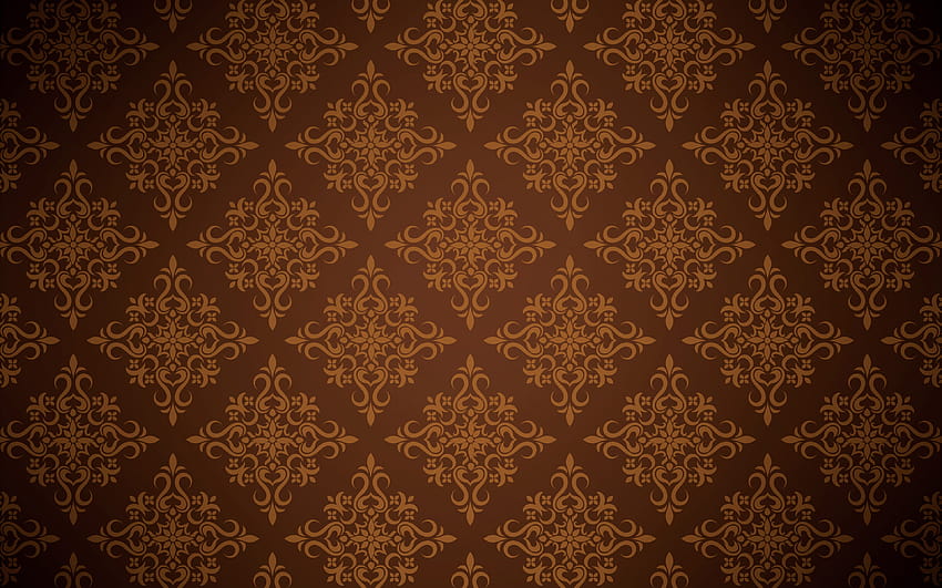 Brown vintage floral background HD wallpapers | Pxfuel
